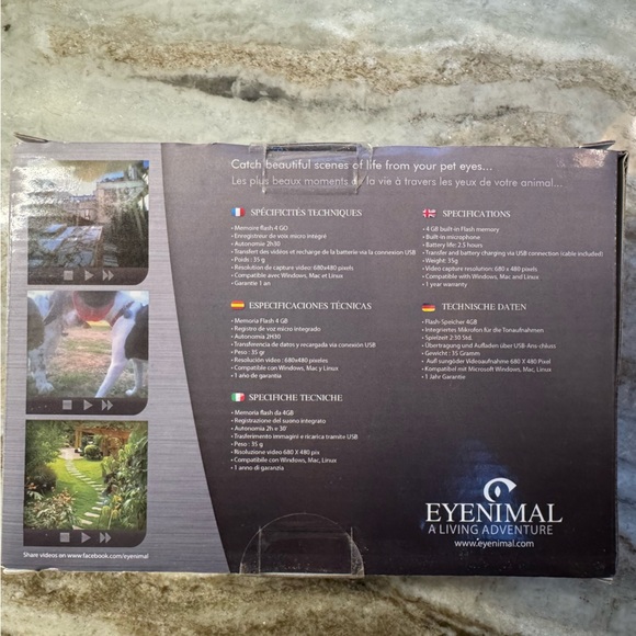 New never opened! Eyenimal petcam, the world’s first video cam for pets - Picture 3 of 9